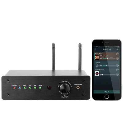 Multi Room Audio Streamer Amplifier 24bit 192kHz WiFi HiFi DAC Bluetooth Audio Stereo Receiver