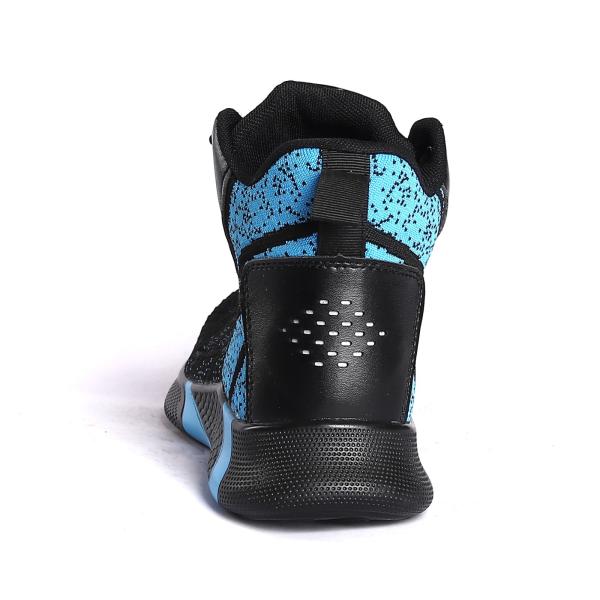 Durable Waterproof Safety Boots with Steel Toe and Lace-Up Closure Fly knit Fabric Work Shoes