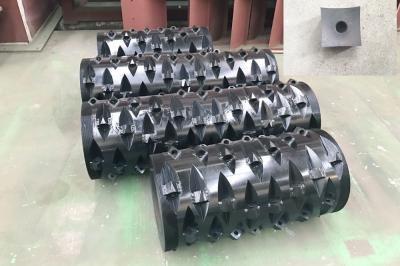 Hydraulic Cylinder Industrial Plastic Shredder 300kg/H Rotary Cutter Shaft Durable