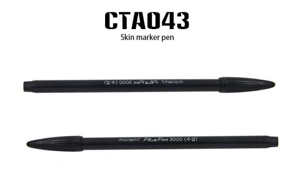 Permanent Makeup Eyebrow Eyeliner Tattoo Marker Pen Black Color Skin Marker Pen