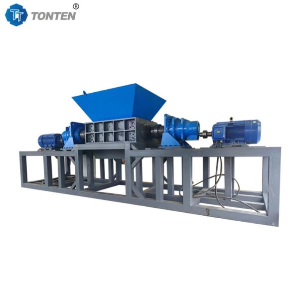 Environmentally Friendly Double Shaft Shredder Simple Operation In Food Industry