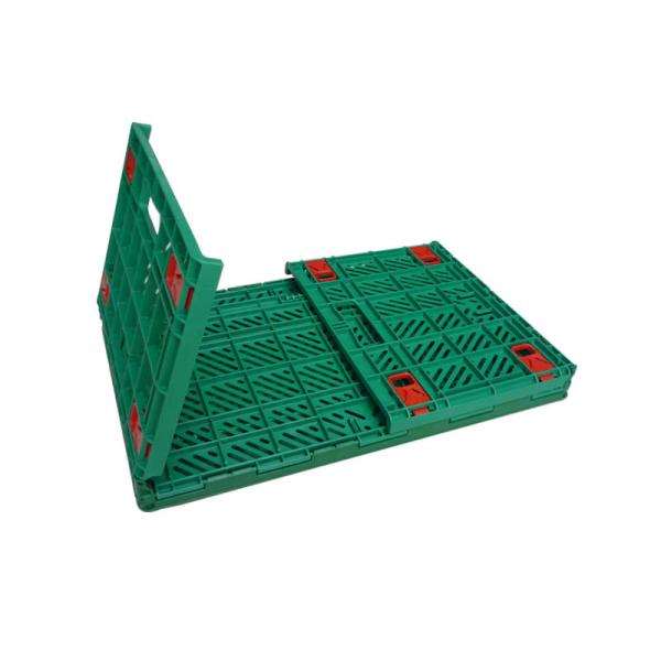 Recyclable HUADING Folding Plastic Crates for Vegetables and Fruits Produce Customized