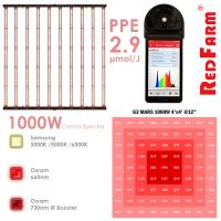 O FCC certificou o diodo emissor de luz completo da horticultura do espectro cresce 1000W claro