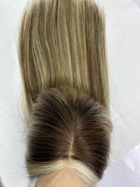 Ready to Ship Large Base 7x8 8x9 9''*9'' 9x10 Jewish Silk Base Topper Top Virgin Human Hair for Women 14-18inches Length