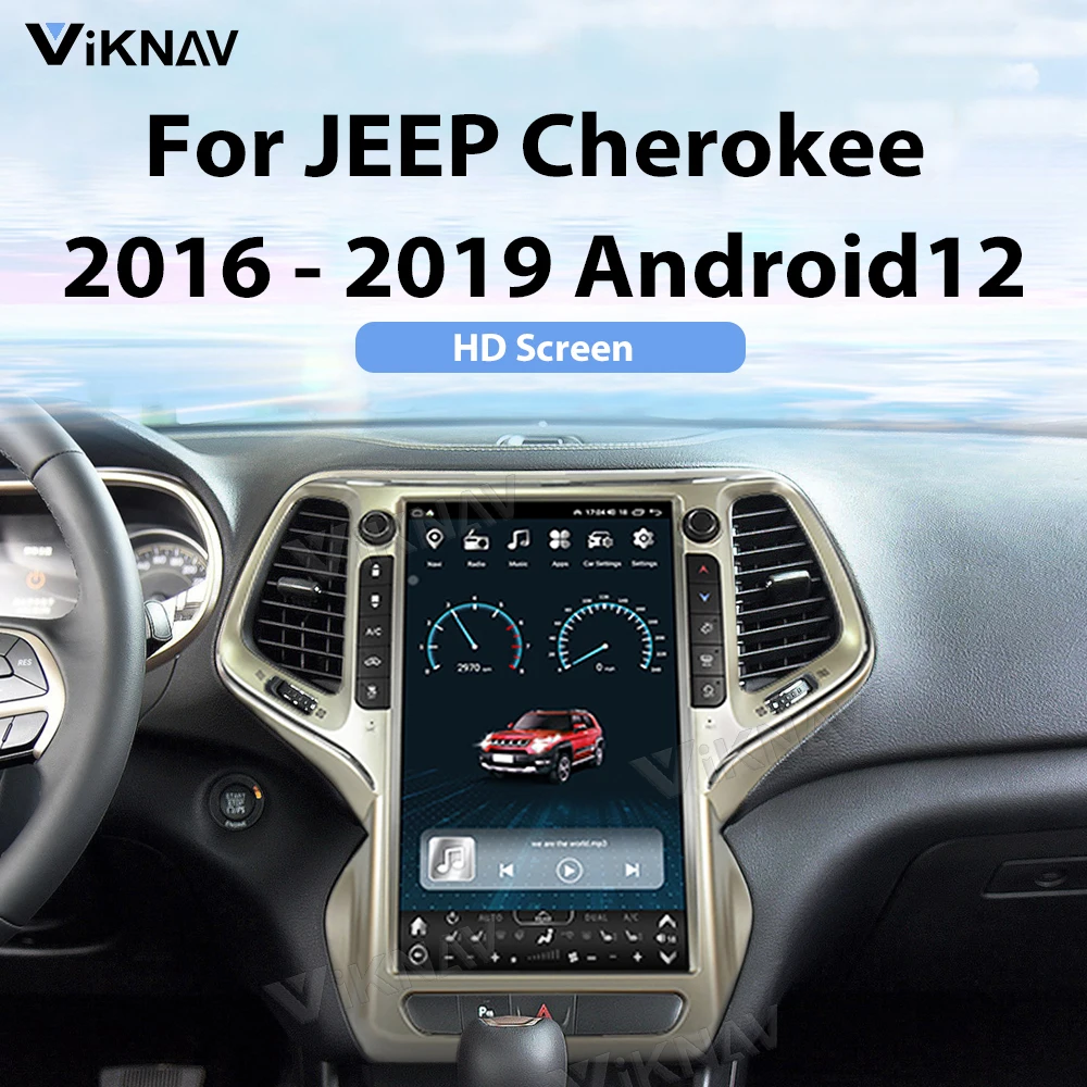 Автомобиль 2014 2018 Jeep Grand Cherokee Замена радио Авто стерео 13,6 дюйма OEM