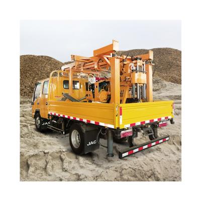 Equipamento de perfuração de poço de água montado em caminhão de 100 m 200 m de profundidade de alto desempenho