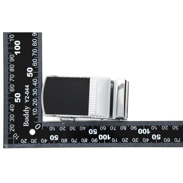 Metal Zinc Alloy 35mm Reversible Belt Buckle With Carving Surface Treatment