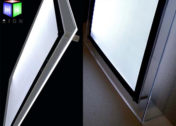 Wall Mounted Custom LED Light Box Sign Panels Picture Frame For Advertising