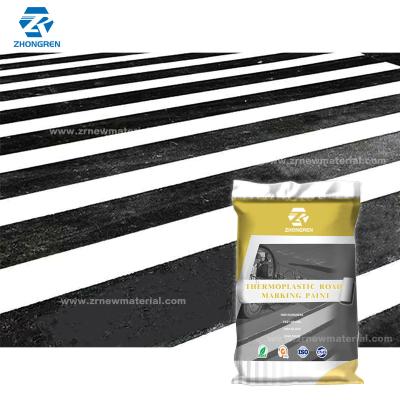 Peinture thermoplastique blanche personnalisée Peinture routière réfléchissante jaune Résistance à la décoloration
