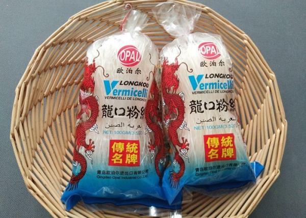100g verde Bean Starch Long Kow Organic Bean Vermicelli Noodle