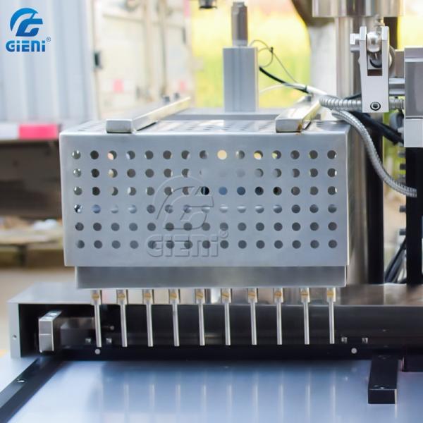 8kw Metal Mold 10 Nozzles Lipstick Filling Machine