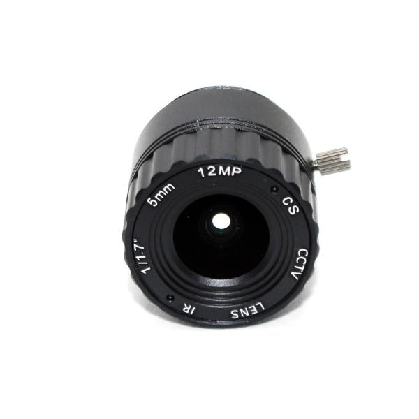 5mm 1/1.7 4K IR F2.0 12MP 87Degrees CS Mount CCTV Lens