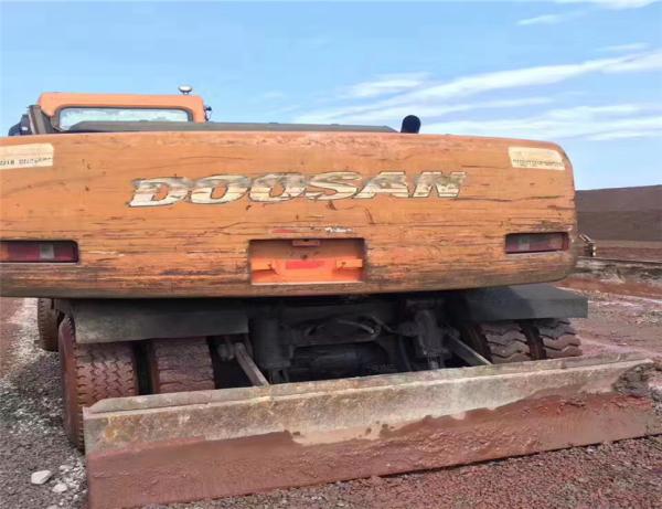 Used doosan dx140w wheel excavator in korea condition/used south korea doosan wheel excavator dx140