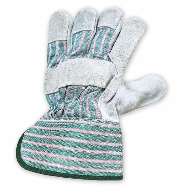 Heavy Shoulder Rubberized Palm Leather Work Gloves 10.5'' OEM ODM