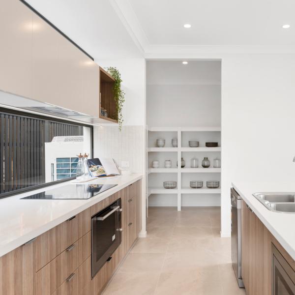 I Shape Melamine Kitchen Cabinet White And Wood Grain Complete Kitchen Full Set