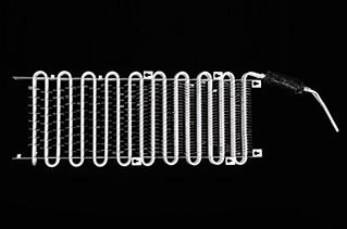 Slanting Insert Finned Tube Coil Heat Exchangers in Refregeration Cooling System