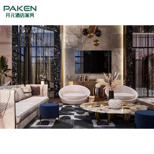 Luxury And Elegant Style Customize Luxury Modern Villa Living Room Furniture