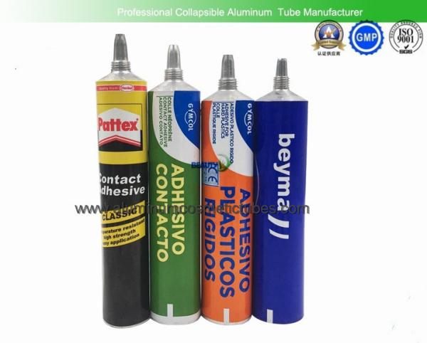 Empty Glues Aluminum Squeeze Tubes 80ml Light Weight Recyclable Corrosion Resistant