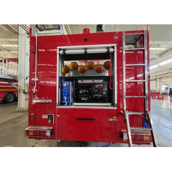 Heavy Duty 25m Spray Range 18550L Water Tanker Fire Truck 8x4 Chassis Sinotruk