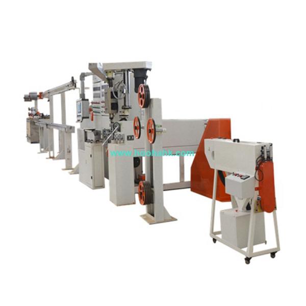 O PVC isolou a linha máquina elétrica da extrusão do fio de cobre da bainha do revestimento da máquina 70+50+50 da extrusão do fio da fabricação de cabos