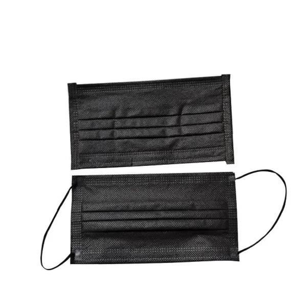Custom Black Disposable Face Mask Mouth Mask Dust Cover Foldable Design