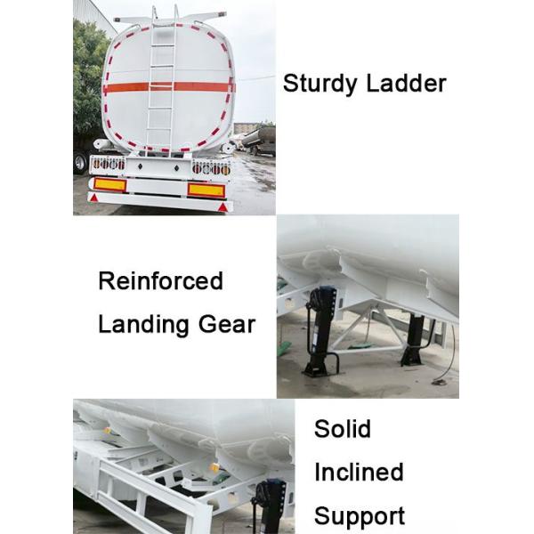 TITAN 4 Axle 70000 Liters Crude Palm Diesel Oil Tanker Price