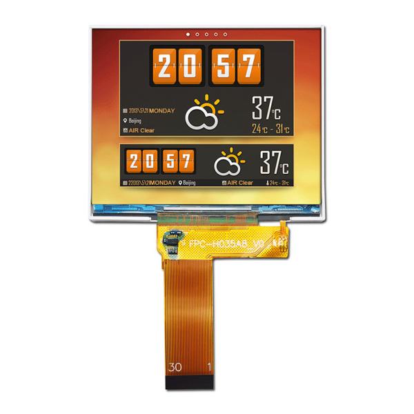 2.8V pixels TFT-H035A8VGIST6N30 de l'écran de visualisation de TFT LCD de 3,5 pouces 640x480