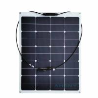 Eficiência 35W Painel Solar Flexível EFTE Painéis Solares Flexíveis Fina Sistema de energia para Off Grid Car Camper Van telhado