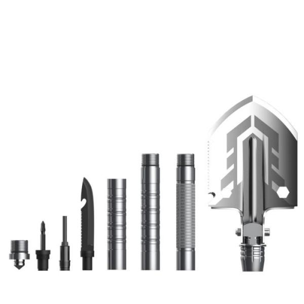 лопаткоулавливатель 12.5x17CM многофункциональный складывая военный с ручкой