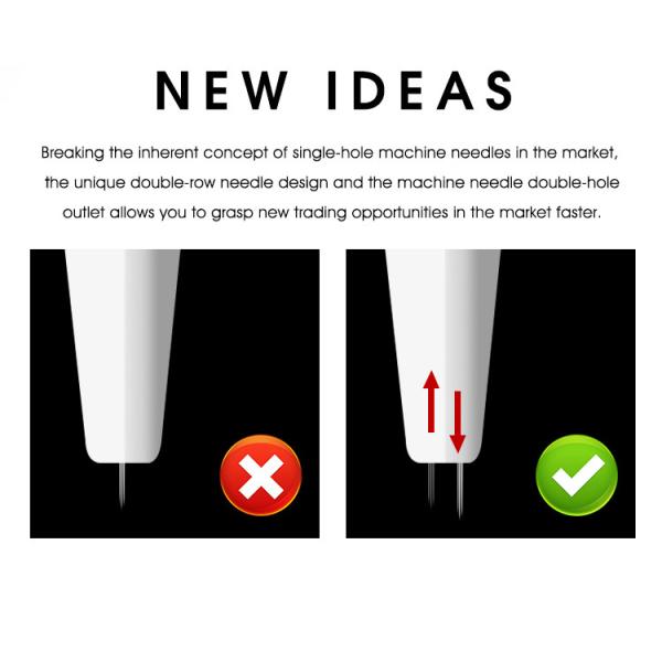 Black 7V Semi Permanent Makeup Tattoo Machine Wired Operation