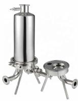 316 filtre sanitaire logeant le filtre à manches inoxydable de solides solubles pour la filtration liquide