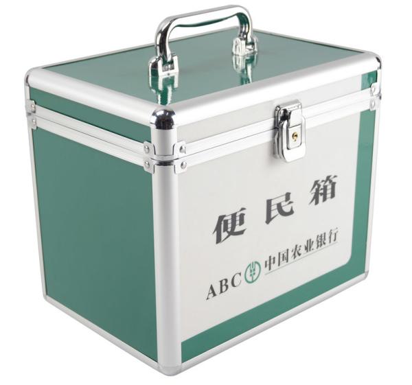 Green Acrylic Carrying Case For Accessories Aluminum Storage Box To Organize Tools