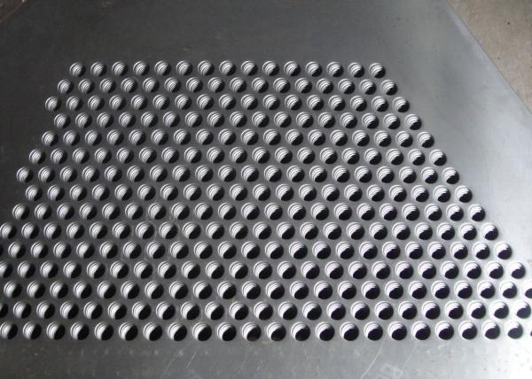 Hot Dipped Perforated Galvanised Sheet , Perforated Steel Plate For Stair Tread