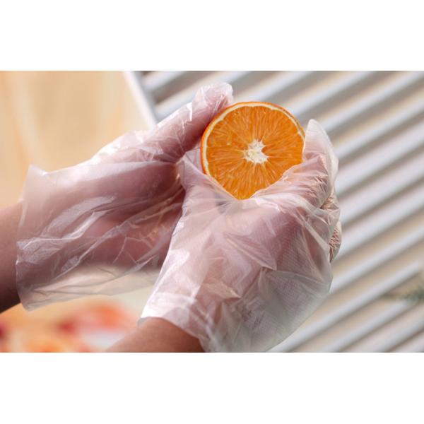 Перчатки прозрачной пластмассы 100pcs/Bag устранимые поли для домочадца