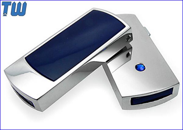 Mini Side Sliding USB Pen Drive 4GB 8GB 16GB 32GB with Single Diamond