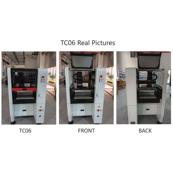 Best Seller 6 heads TC06 Pick and Place Machine Cast-iron Frame SMT Chip Mounter