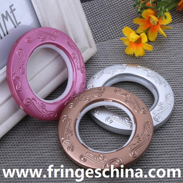 Fashion Prime ABS Plastic Custom Curtain Rings Circles Rod Accessories