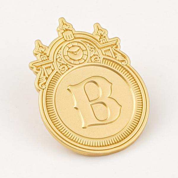 Customized Size Badge Emblem Professional Soft Enamel Pins Custom Design Metal Logo Badge