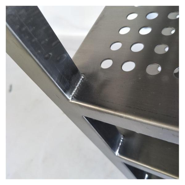Rack Multifunctional Stainless Steel Display Stand Large Capacity and Heavy Duty Storage