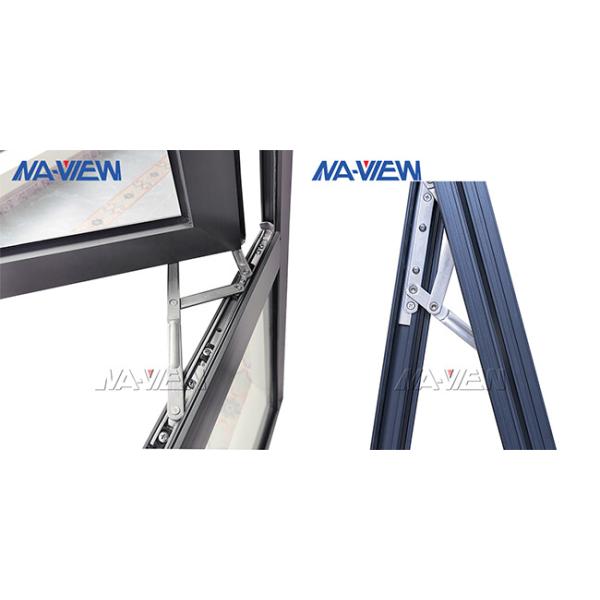 1.2mm Aluminium Casement Windows Sunroom Storm Windows Coating anodize