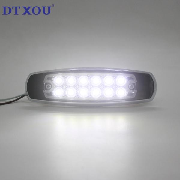 Universal 12-24v Super Bright Flash 12led Warning Strobe Lights Waterproof Dustproof Truck Vehicle Strobe Side Led Marker Light