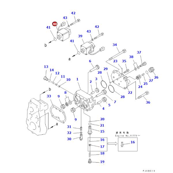 Solenoid Valve 6553-81-3311 For KOMATSU SDV12V140