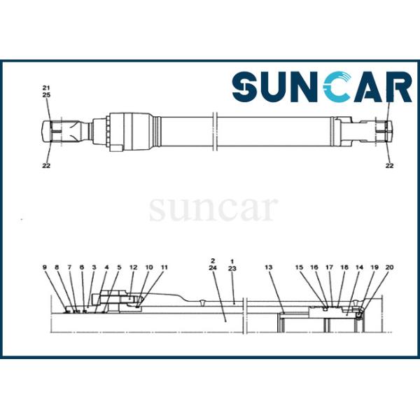 Kobelco Seal Kit LQ01V00030R300 Bucket Hydraulic Cylinder Repair Kits For SK260-9 Excavator