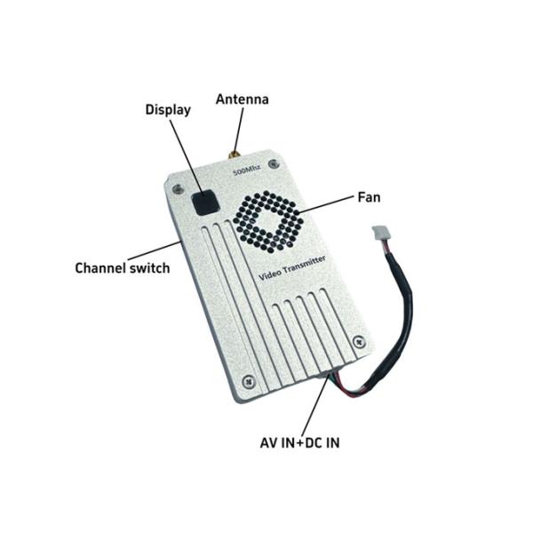 500 Mhz VTX High-Performance Analog Video Transmitter for Smooth Video Streaming