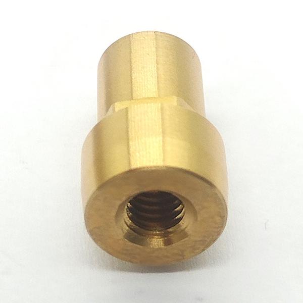 Gold Plated CNC Machining Turning Parts Brass Machined Components Terminal Connector