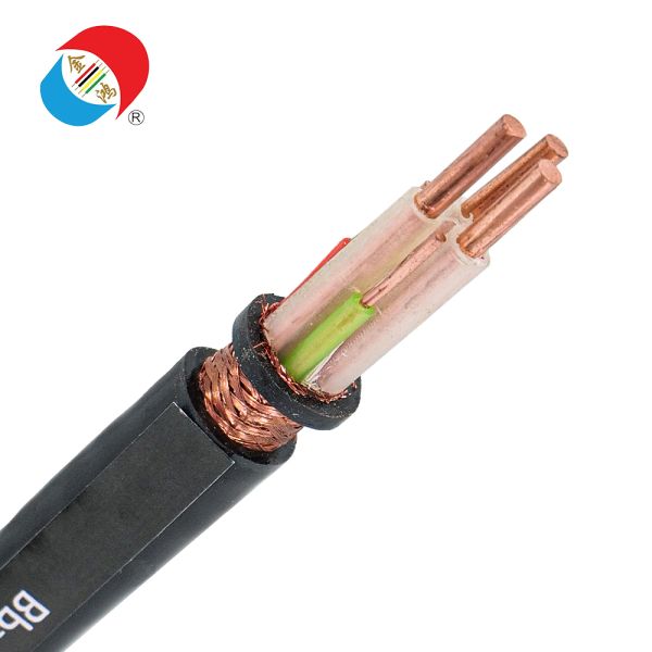 BPYJVP Symmetrical Double-Shielded VFD Variable Frequency Drive Cablefor Inverter-Motor Connection, Strong EMI Suppression & Industrial Electromagnetic Compatibility Layout