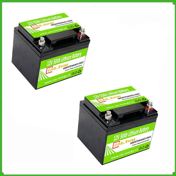 50Ah Street Light Lithium Ion Lifepo4 12V 50AH  20AH Phosphate Solar Battery