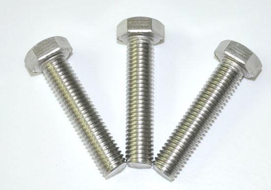 Anti Corrosion Carbon Fully Threaded Bolts , Hex Bolt Fastener Din 931 For Ships