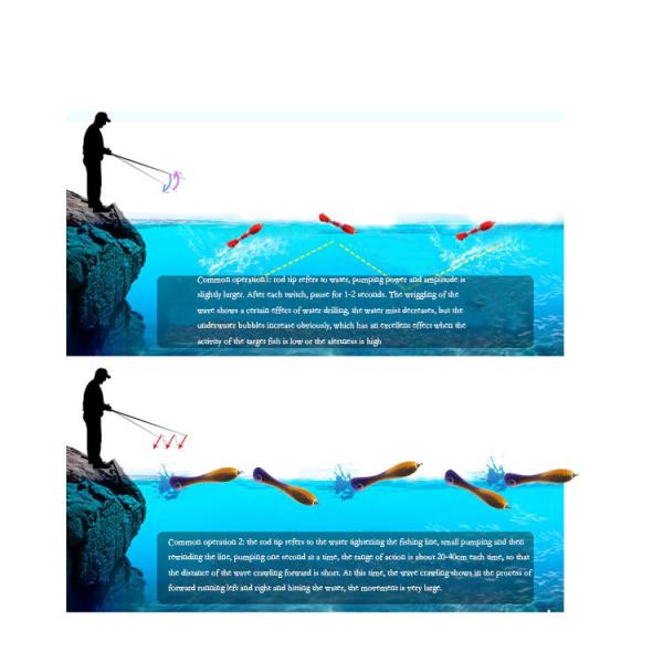 3 цвета 20 см/120 г Лазерное покрытие Деревянная приманка Треблевые крюки Большой рот Басс Змеиная голова Поппер Деревянная рыбацкая приманка