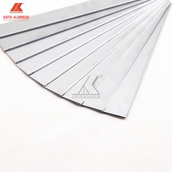 Natural Silver 6063t5 Aluminium Tube Profiles Flat Radiator Microchannel 5.5 X 45 Mm